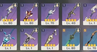 GENSHIN IMPACT (NA) AR 42 KEQING+VENTI 1/6+MONA + 5k GEMAS