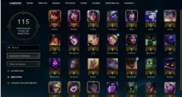 conta lol smurf diamante 4