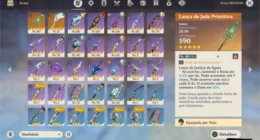 CONTA AR55 XIAO(JADE)+ZHONGLI+VENTI+KLEE+DILUC+KEQING
