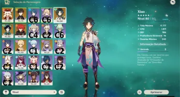 CONTA AR55 XIAO(JADE)+ZHONGLI+VENTI+KLEE+DILUC+KEQING