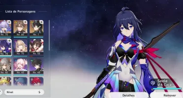 Honkai star rail conta com seele e dan heng embebidor lunae