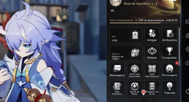 Honkai star rail conta com seele e dan heng embebidor lunae