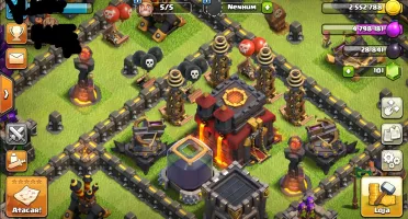 CLASH OF CLANS VILA CV10 BARATA