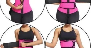 Cinta Modeladora de Compressão Abdominal Zíper