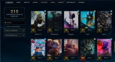 Conta Platina 4 - 63 champs - 36 skins
