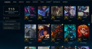 Conta Platina 4 - 63 champs - 36 skins