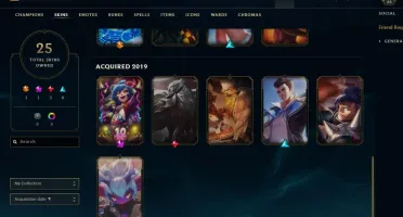V > Atual GOLD4 MD5 com 25skins e 56champs(Plat4 na passada)