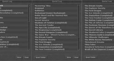 Tibia RP - Royal Paladin 511 - Retro Hunter - Shadow Draptor
