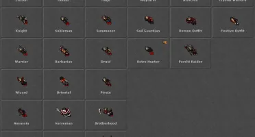 Tibia RP - Royal Paladin 511 - Retro Hunter - Shadow Draptor