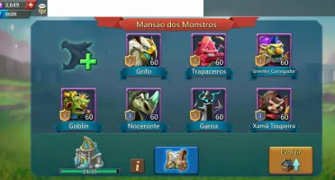 Conta Lords Mobile T4 531m poder 6m de Tropas (Migra 1090)