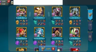 Conta Lords Mobile T4 531m poder 6m de Tropas (Migra 1090)