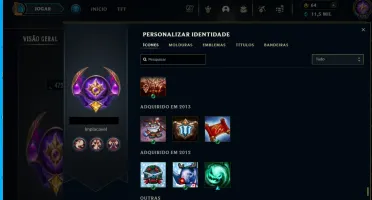 Conta Desde Season 2 - Nv 472 - 246 Skins (Sivir Pax Neo )