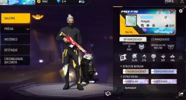 Conta de Free fira Top (preço negociavel)