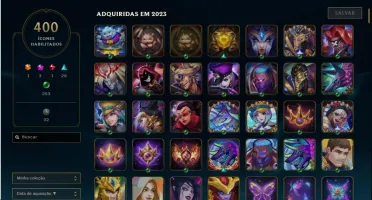 Conta Com 527 Skins League Of Legends