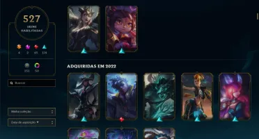 Conta Com 527 Skins League Of Legends