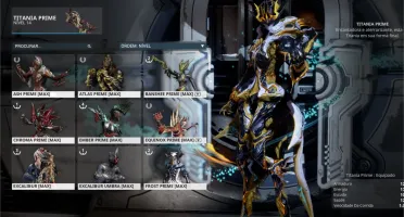 Vendo conta Warframe Todos os Primes (exceto Exc)