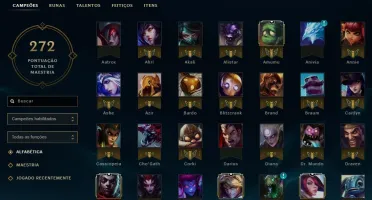 CONTA DE LOL GOLD3, 131 CHAMP,114 SKINS, 11 RUNEPAG