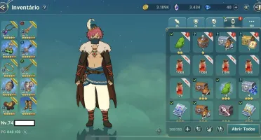 Espadachim - LVL 74 / 850K de poder | Opal Aries