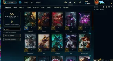 conta lol unranked ( vai cair ferro )