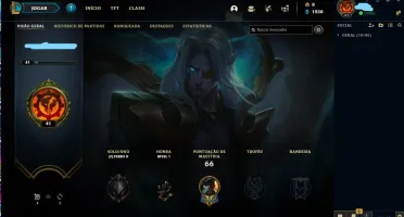 conta lol unranked ( vai cair ferro )