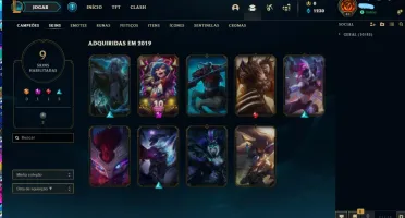 conta lol unranked ( vai cair ferro )