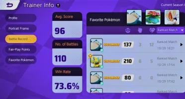 Conta MASTER - Pokemon Unite