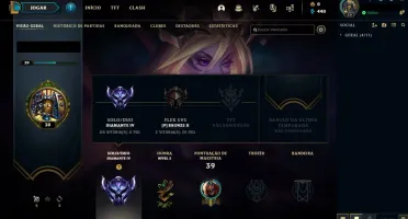 Conta LOL Diamante 4