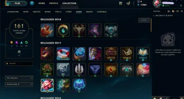 CONTA LEAGUE OF LEGENDS - PRATA 1 - 420 SKINS