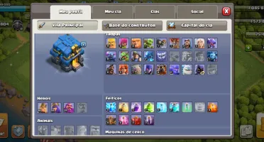 Conta clash of clans cv 12