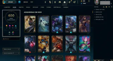 Conta League Of Legends - Platina - Todos os campeões e mais