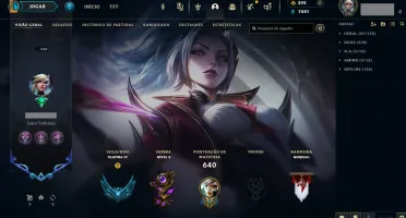 Conta League Of Legends - Platina - Todos os campeões e mais