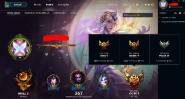 League of Legends - Conta Gold 3