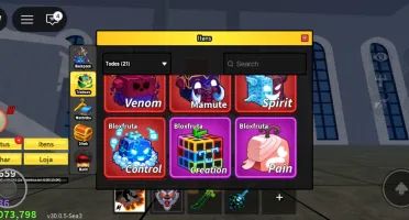 Conta Blox Fruits Roblox 10 Frutas Permanentes