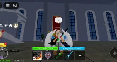 Conta Blox Fruits Roblox 10 Frutas Permanentes