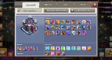 Clash Of Clans CV 15 - Quase Full, com muitas skins