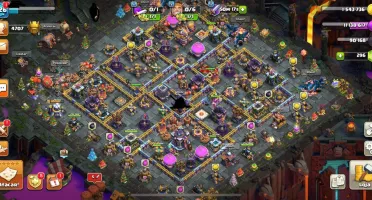 Clash Of Clans CV 15 - Quase Full, com muitas skins