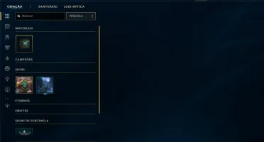 Unranked com 35 Champs e 10 Skins