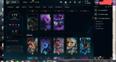 Conta League Of Legends Lol 350$ top