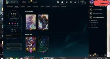 Conta League Of Legends Lol 350$ top