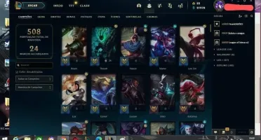 Conta League Of Legends Lol 350$ top