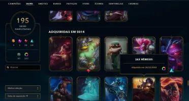 CONTA RIOT LOL (NIVEL 289) + VALORANT COM 1000 REAIS EM SKIN