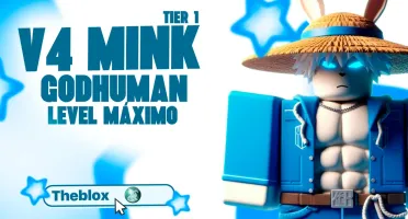 BLOX FRUITS > 🐰V4 MINK TIER 1 + 👊GHM + ✨BRINDES🩵