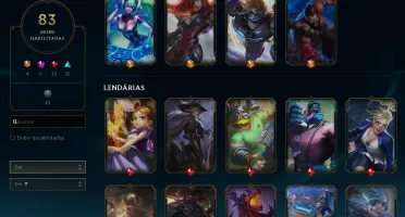 Conta League Of Legends Unranked 83 Skins