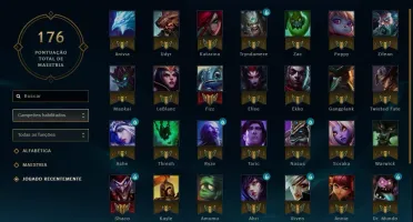 Conta League of Legends Level 30, 38 Campeões
