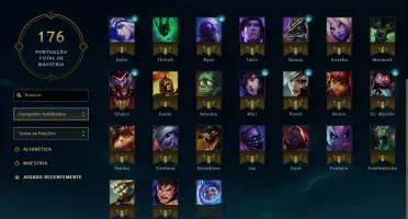 Conta League of Legends Level 30, 38 Campeões