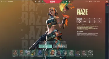 Conta valorant antiga, com skins de passe raras,