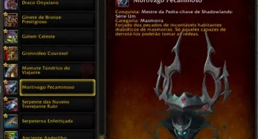 CONTA WOW SHADOWLANDS