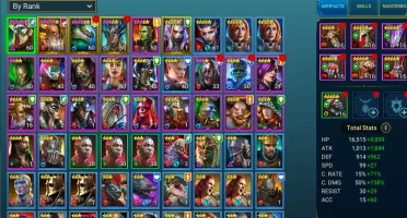 CONTA RAID SHADOW LEGENDS LV 39 18K DE ENERGIA