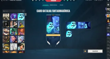 Conta Valorant 2.500,00 Reais em skins
