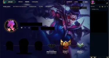 CONTA LEAGUE OF LEGENDS OURO I, 30 SKINS.